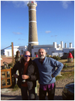 Con mi hermano Rodolfo en San Ignacio - Uruguay