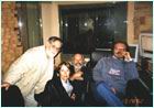 Mi hermana Virginia Barral - Sergio Serr�n y Gustavo Ros en el estudio de grabaci�n "Lagar 74" Chinchon - Madrid