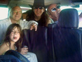 Marina (hija de �aco) Stieve Zee - Armando y yo en la furgo volviendo de Portugal