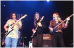 Raimundo Amador con Kapo y Flaco