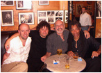Con Zack Prater - Fred P.G. - Frank Loumeidi despues de actuar en el Caf� Populart - Madrid